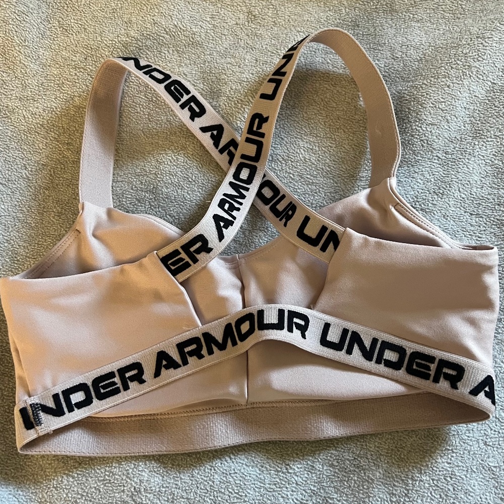 Under Armour soft pink SportsBra.